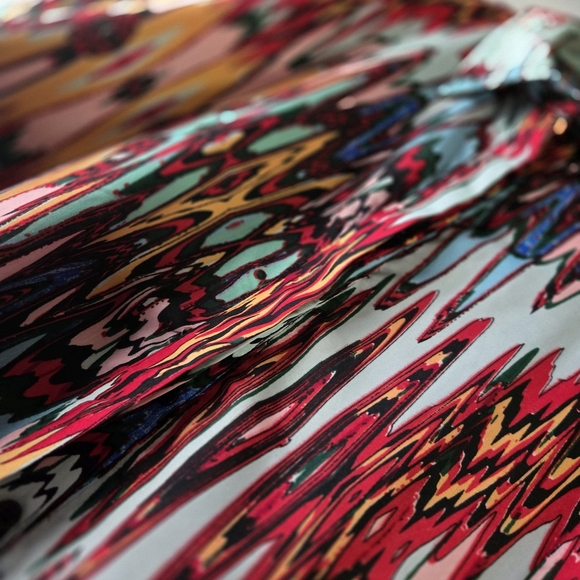 NWT Live 4 Truth Colorful Patterned Plus Kaftan Statement Top - Size 1X - Picture 2 of 8